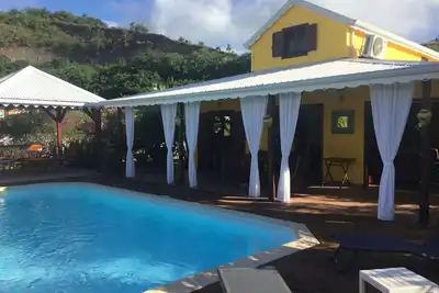 Image de Villa Rose De Porcelaine Avec Piscine, A 800 M De La Plage Du Diamant