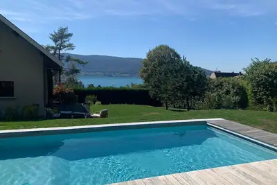 Image de Maison 8 pers + Piscine - lac Annecy - Veyrier du Lac