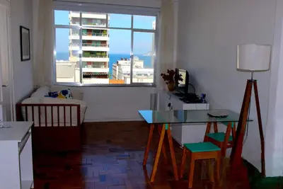 Image de Charmant studio, vue mer, situation superbe entre plages Ipanema & Copacabana!