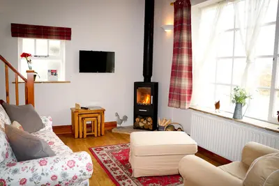Image de Magnifique chalet adapté aux chiens avec poêle à bois dans la magnifique campagne de Teesdale