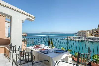 Image de Toscane - Argentario - Porto Santo Stefano - La terrasse sur la mer