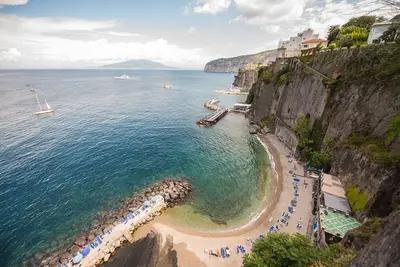 Sorrento centrale Top Floor 2 Br Appartement avec vue sur la mer et l'accès à la mer