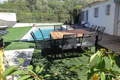 Image de VillaPapyrusToulon, Piscine chauffée, Jacuzzi, 3 chambres, 3 Sdb, 3 Wc, Clim.