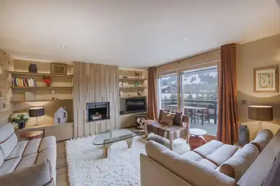 Image de Mont d'Arbois Luxueux 4 Pièces, piscine, accès pistes golf