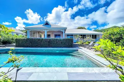 Image de Villa Sunbird pour 6 personnes à 400 mètres de la plage d'Orient Bay