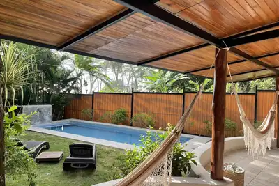 Image de Beachfront Villa S. Ocean View Surfing Santa Beach.