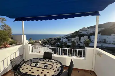 Image de Appartement de deux chambres avec vue sur la mer Ă Mojacar Playa