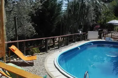 Image de Oasis fraîche et anti-stress entre Cefalù et C. d'Orlando, mer et piscine