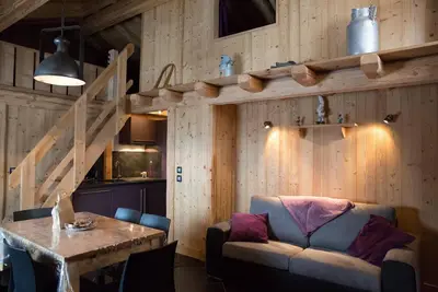 Image de * L'améthyste - Appartement en chalet gîte cosy 4-6pers La Plagne Paradiski