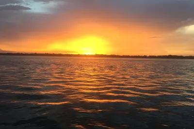 Image de Lake House sur Lake Placid, Floride - magnifique coucher de soleil Vues