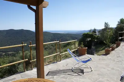 Image de Le Guazze Bone Romantic Cottage Avec Vue Spectaculaire Sur La Mer Vetulonia