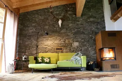 Image de Appartement de montagne de style alpin Aui avec une vue fantastique sur les montagnes et la vallée du Lech