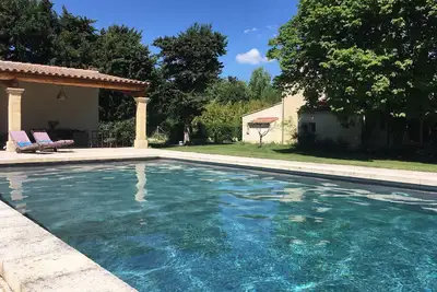 Image de Mas, havre de paix, max 14 pers, piscine  6*12, Wifi, clim, à 10 mn sortie A75