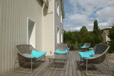 Image de Agréable maison avec piscine privée chauffée en juillet et aout