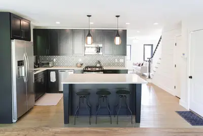 Image de Retraite design avec piscine à Bellport Village
