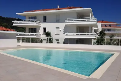 Image de Appartement T3 avec vue mer, piscine, garage et plages Ă 200m