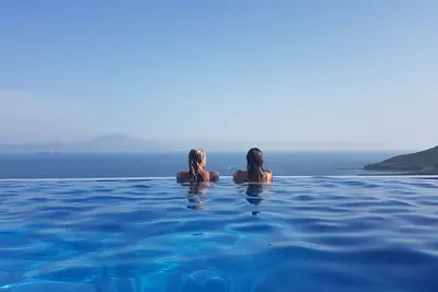 Vue imprenable sur l'Afrique et le parc voisin. Près de Tarifa et Gibraltar