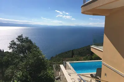 Image de Vue mer imprenable - Appartement avec piscine, WiFi, Ă Medveja, Croatie