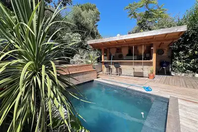 Image de Villa climatisée à Arcachon piscine chauffée et à 700 m de la plage