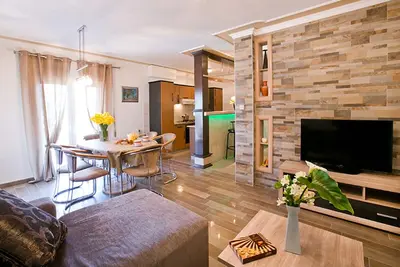 Image de Appartement rez de chaussée pour 6 personnes avec vue mer à côté de la plage parfaite