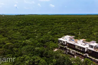 Vue sur les ruines mayas, Lux, exclusif, zen, nouvel appartement confortable