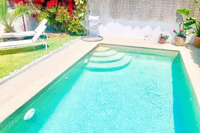 Image de Beach House Avec Piscine à 5 min à pied de la plage