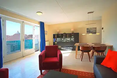 Appartement moderne avec vue sur les dunes à 350m du parking WiFi Mer du Nord