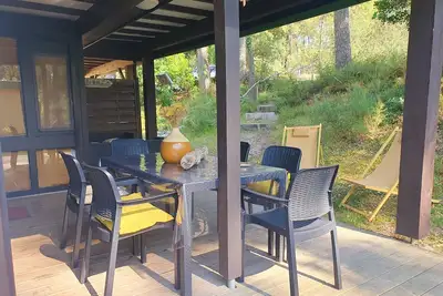 Image de La maison de vacances au milieu de 70 hectares de pin à 2 pas de la plage