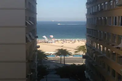 Image de Copacabana, studio avec vue sur l'océan, côté plage :-)