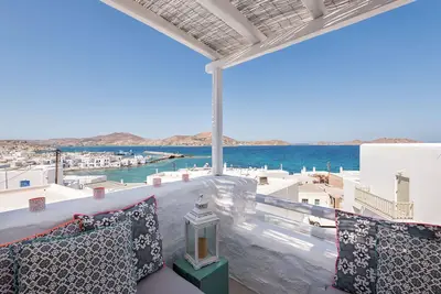 Naousa House avec vue sur la mer