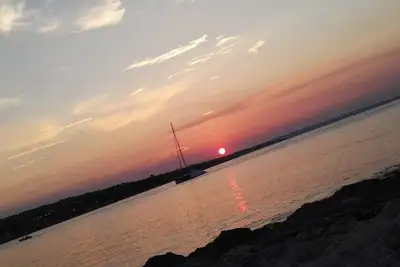 Image de Baie de Brucoli, détente dans la villa, confort total. Vue sur le golfe et le volcan Etna.