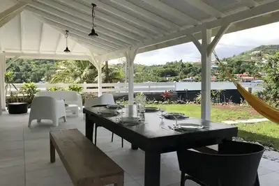 Image de T4 refait à neuf avec jardin privé aux Trois Ilets, 200m plage, vue mer