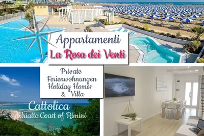 La Rosa dei Venti Appartements et Maisons Vacances à Cattolica (Côte Adriatique)