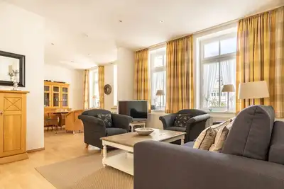 Image de Appartement de 2 pièces dans un emplacement privilégié exclusif de Binz, WiFi, place de parking