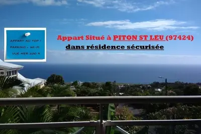 T2 vue mer 100% + parking+ wifi