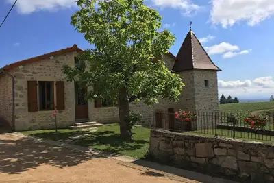 Image de Maison au coeur des vignes sur un Domaine Viticole, Le Domaine de la Paroisse