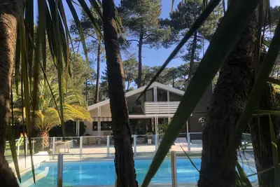 Image de Splendid Villa \"La Californienne\" in Hossegor, heated swimming pool