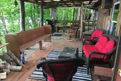 Image de Perché sur une plage privée sur le lac Cayuga