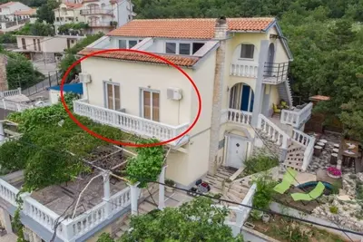 Image de Appartement dans Crikvenica avec vue mer, terrasse, Climatisation, Wifi (4628-56)