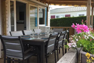 Image de Mobil home 40 m2 6\/8 personnes- 3 chambres 2 sde 2wc