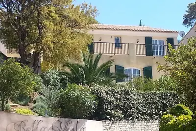 Image de A Saint Florent, villa avec vue panoramique sur le golfe et  piscine privée