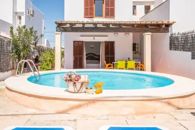 Image de Villa de vacances de style Ibiza Ă Majorque