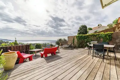 Image de Mazet vue mer panoramique  4 pers