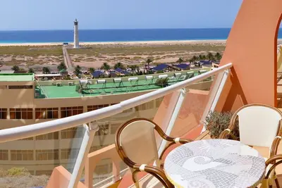 Image de Étonnant, moderne, grand appartement à Morro Jable avec vue et WiFi imprenable sur l'océan