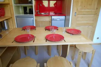 Image de Centre Station, Pieds Des Pistes, dans résidence calme, appartement 5 couchages