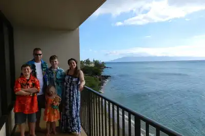 Image de Maui # 1 Emplacement & Vue -180 ° Alerte de lecture-en bord de mer - directement sur la plage