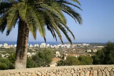 Image de Finca reconstruite avec piscine et vue de rêve sur la côte