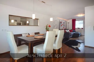 Image de Auschmiede Hollerbach: grands appartements - à droite sur la réserve de chasse