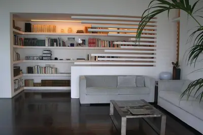 Image de appartement magnifique et moderne avec vue sur la mer-Posillipo