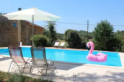 Image de Maison de vacances à la campagne avec piscine privée